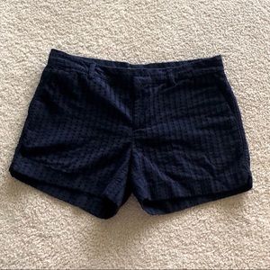 Banana Republic Navy Eyelet Shorts